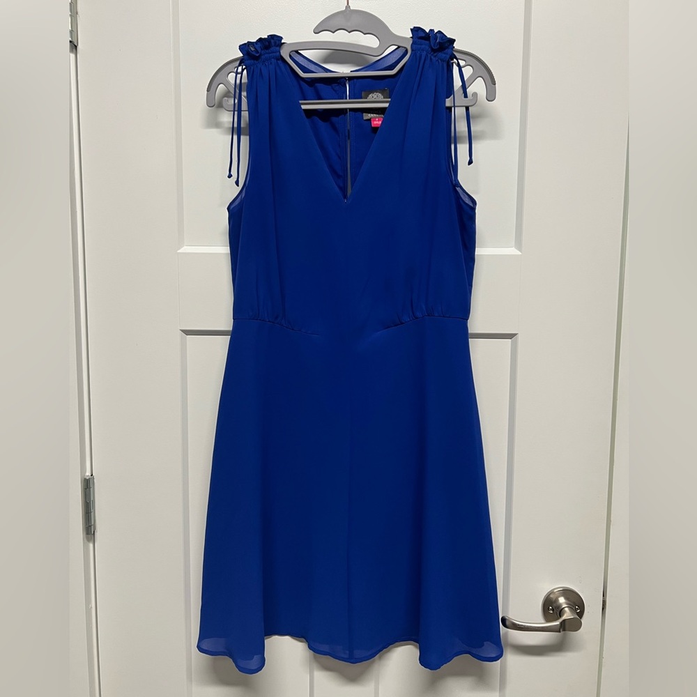 Vince Camuto Royal Blue Midi Dress